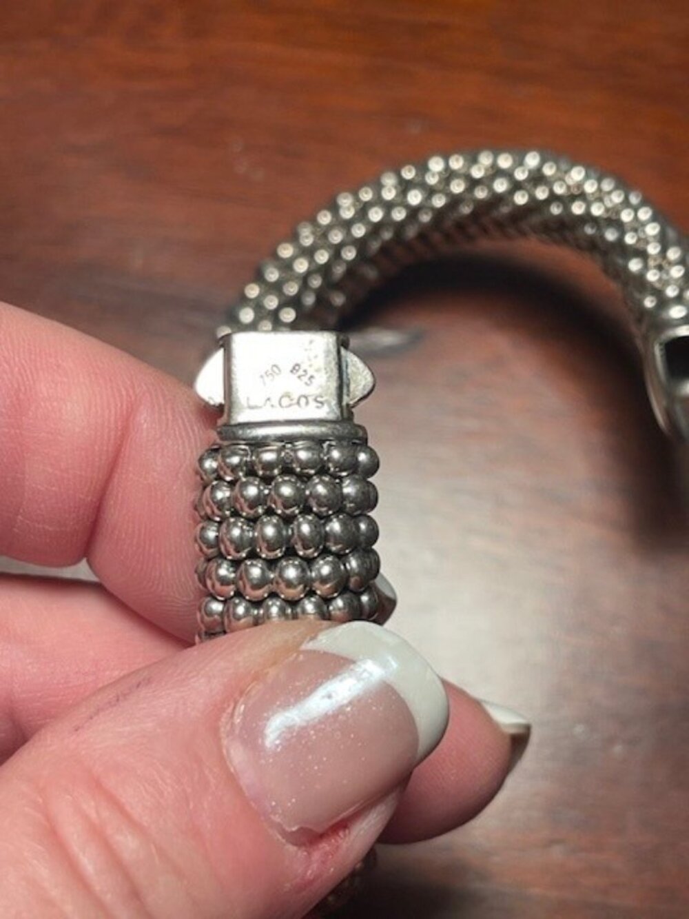 Lagos Caviar bracelet with box and card - Picture 7 of 15
